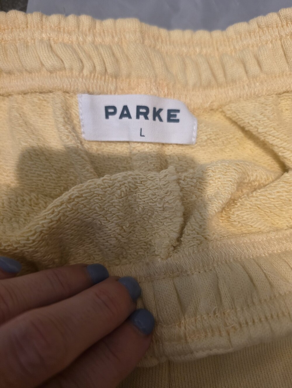 PARKE Banana Cream+Peel Bundle 💛 Mockneck S/M + Shorts L - Picture 3 of 10